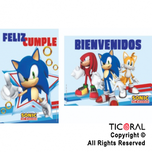 SONIC -(GM)- POSTER BIENVENIDOS X 1